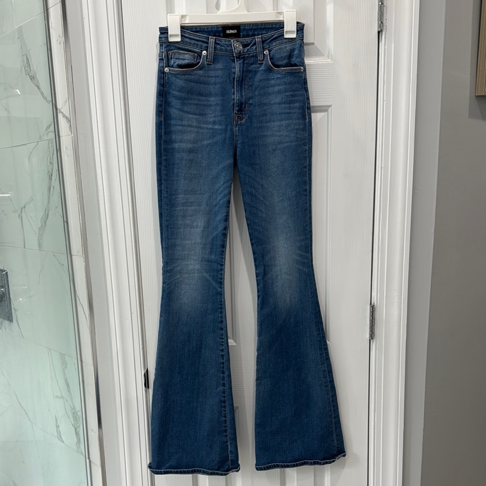 Hudson high rise holly Blue Flared Jeans